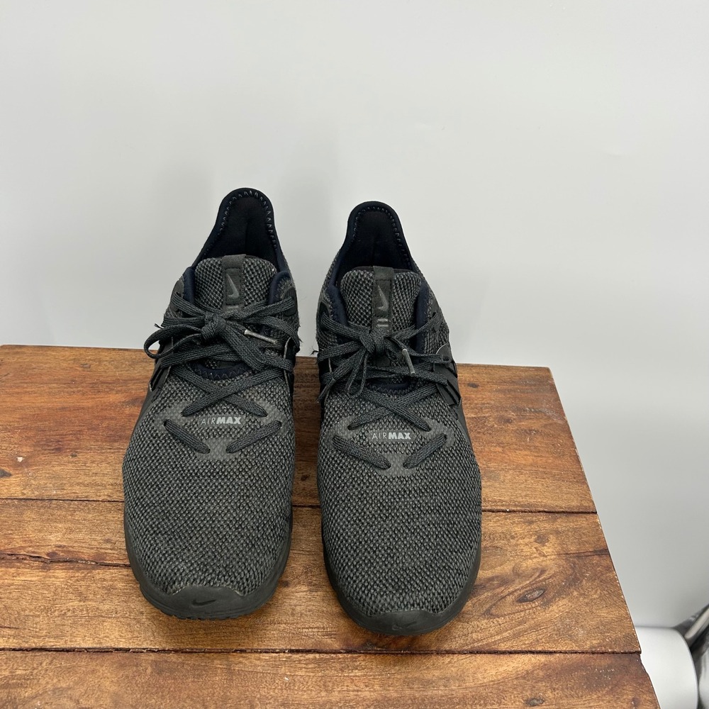 Nike Air Max Sequent 3 Triple Black Running Shoes 908993-010 Mens‎ 7 Women 8.5